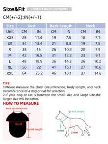 LUCKIE LABO 2pcs/Set Polyester Spider & Bat Print Anti-Flea Anti-Shedding Breathable Pet Vest Jacket, Suitable For Cats And Dogs Indoor And Outdoor Use