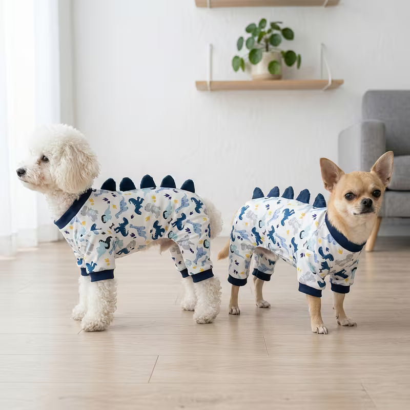 Dog Pajamas for Small Dogs Pjs Clothes Puppy Onesies Outfits for Doggie Christmas Shirts Sleeper for Pet Cats Dog Onesie Short Plush Dog Super Soft and Stretchy Dog Jammies for Small Dogs Dog Clothes for Chihuahua Bulldog Dachshund