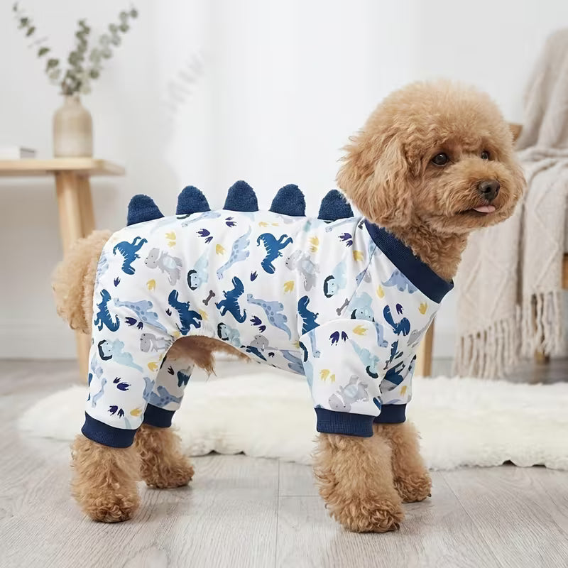 Dog Pajamas for Small Dogs Pjs Clothes Puppy Onesies Outfits for Doggie Christmas Shirts Sleeper for Pet Cats Dog Onesie Short Plush Dog Super Soft and Stretchy Dog Jammies for Small Dogs Dog Clothes for Chihuahua Bulldog Dachshund