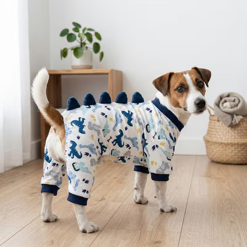 Dog Pajamas for Small Dogs Pjs Clothes Puppy Onesies Outfits for Doggie Christmas Shirts Sleeper for Pet Cats Dog Onesie Short Plush Dog Super Soft and Stretchy Dog Jammies for Small Dogs Dog Clothes for Chihuahua Bulldog Dachshund